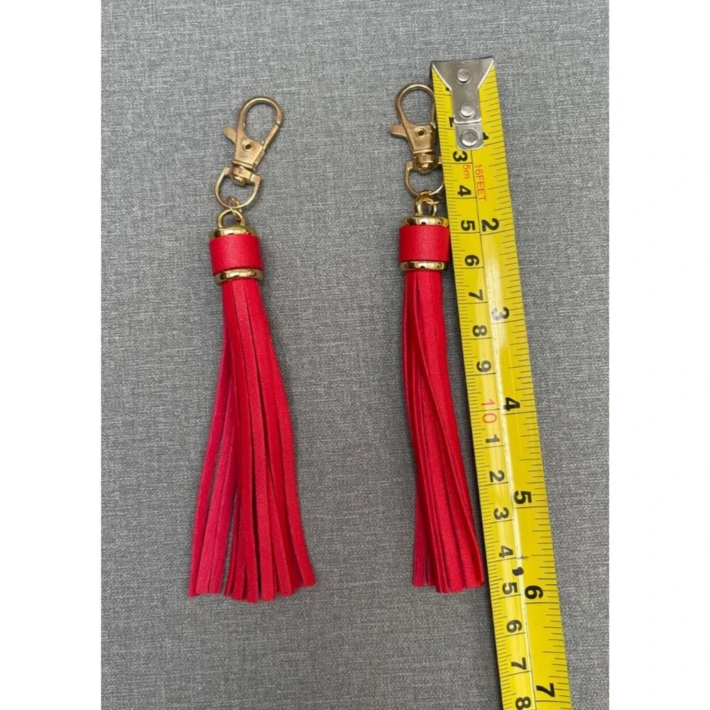 Set of 2 Target Red Bag or Keychain Pendants